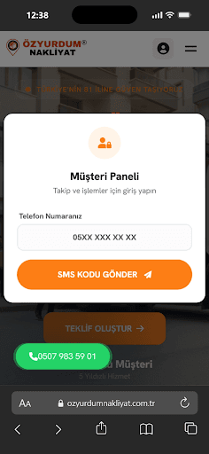 Mobil uygulama ile artık teklif almak ve panelinizde süreci takip ederek ve sözleşmelerinizi görüntüleyebileceksiniz.