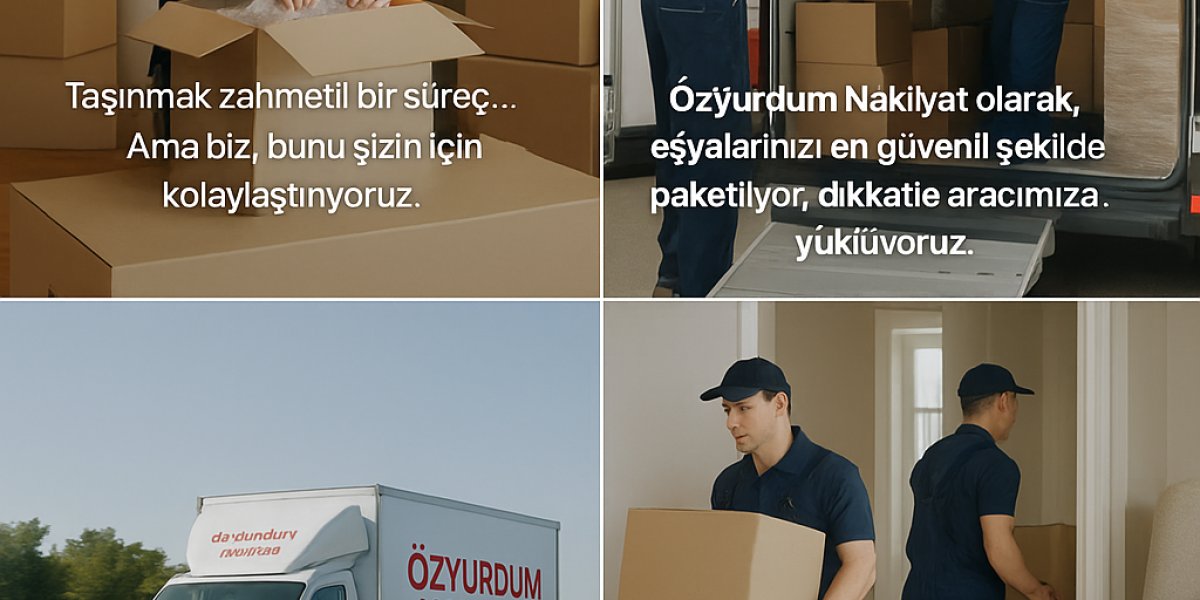 ÖzYurdum Nakliyat ile Taşımanın Kolay Yolu