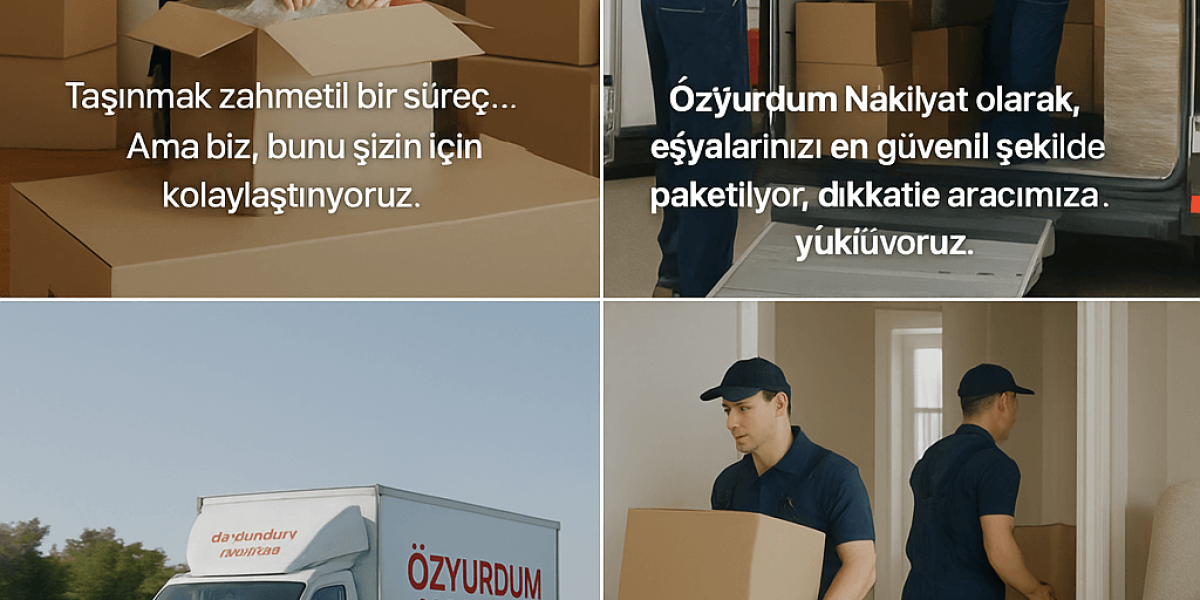 ÖzYurdum Nakliyat ile Taşımanın Kolay Yolu